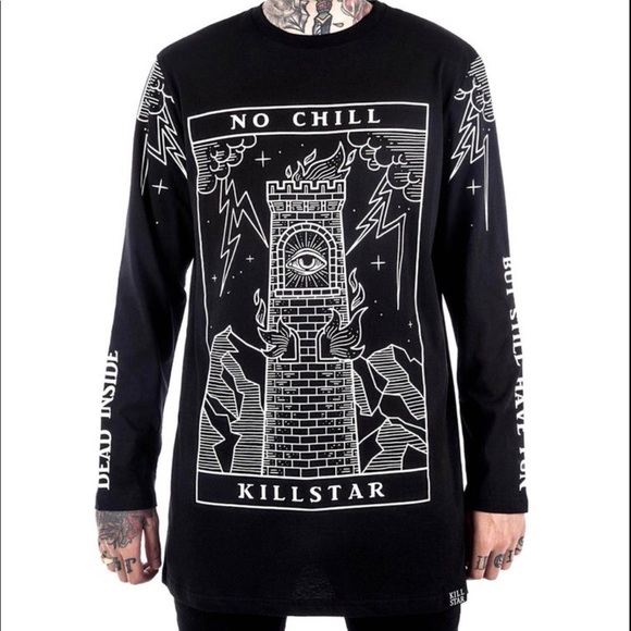 Killstar Other - NWT KILLSTAR No Chill long sleeve tee goth punk